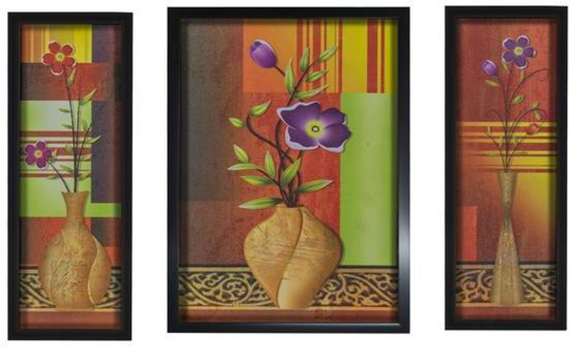 silver trees Set of 3 , wall panintings Digital Reprint 12.8 inch x 20.5 inch Painting