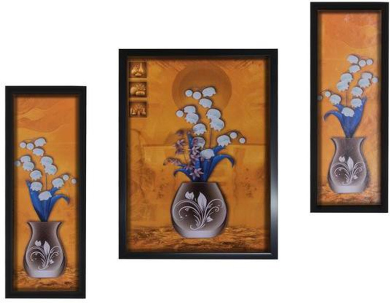 silver trees Set of 3 , wall panintings Digital Reprint 12.8 inch x 20.5 inch Painting