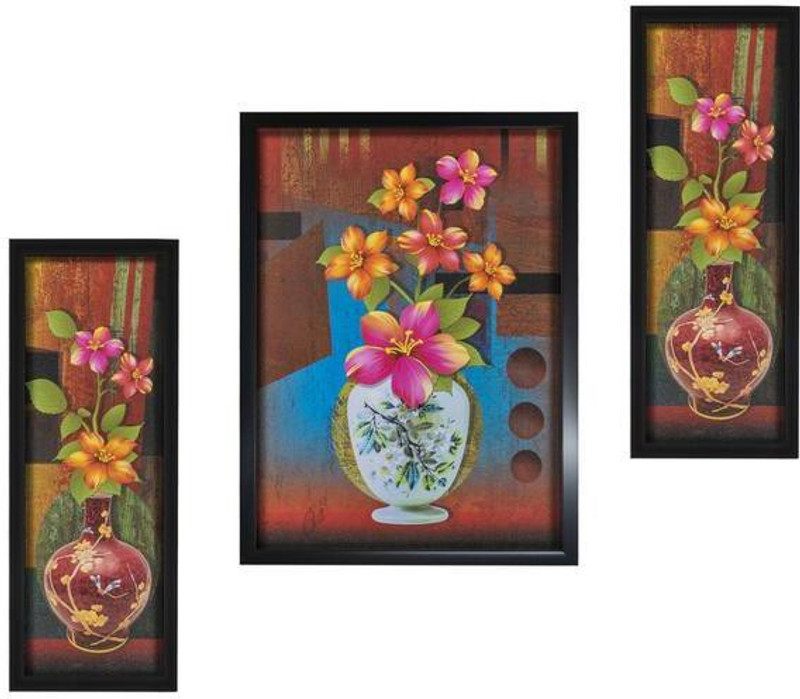 silver trees Set of 3 , wall panintings Digital Reprint 12.8 inch x 20.5 inch Painting