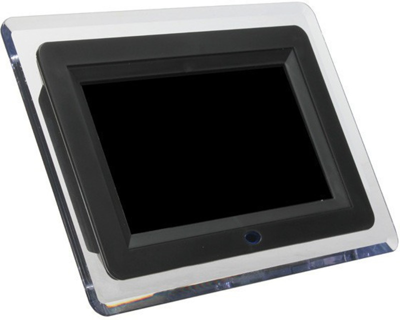 ShoppoWorld Portable digital photo frame with usb and MMC card supported 7 inch Fancy, Digital Picture Frame(128 MB, Black)