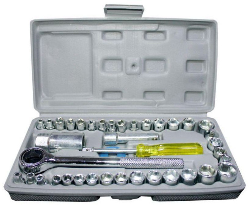 indoson 40pc Multi Purpose Combination Socket Set Socket Set(Pack of 40)