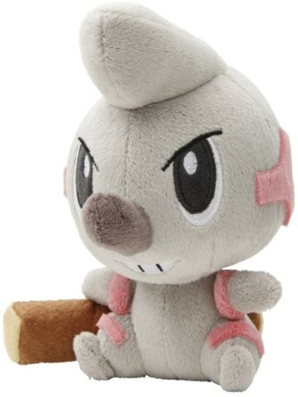 Pokemon Center Black and White Dokkora/Timburr (Blue Label)  - 16.51 cm(Multicolor)