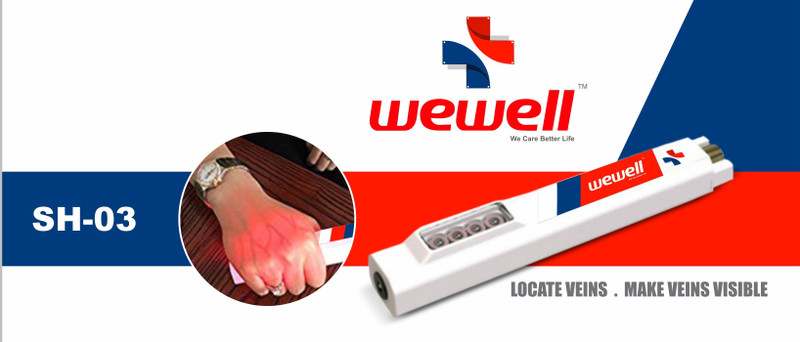 wewell VEIN FINDER SH-03 Torch(White : Rechargeable)