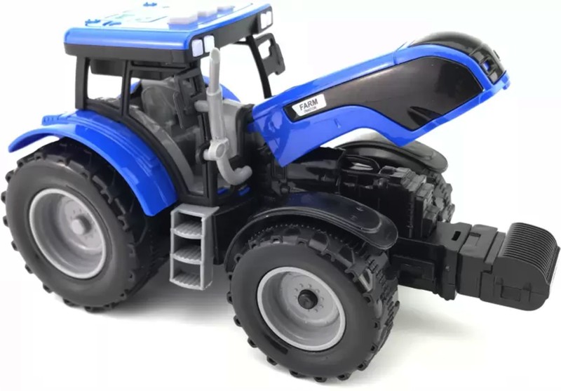 Miss & Chief Friction Farm Tractor(Blue)
