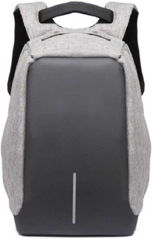 CAPTAINZONE 15.6 inch Laptop Backpack (Black, Grey) Waterproof Multipurpose Bag(Black, Grey, 20 L)