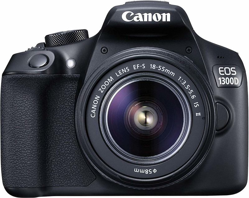 Canon EOS 1300D 18MP Digital SLR ISII Lens DSLR Camera(Black)