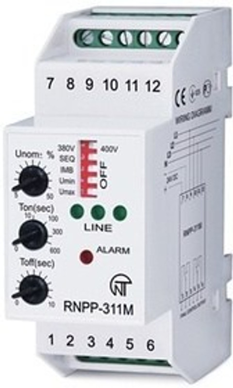 novatek electro Three Phase Voltage Monitoring Relay RNPP-311M MCB(3)