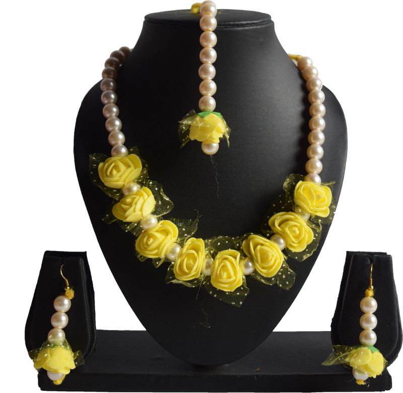 craftcart Rubber Jewel Set(Yellow)