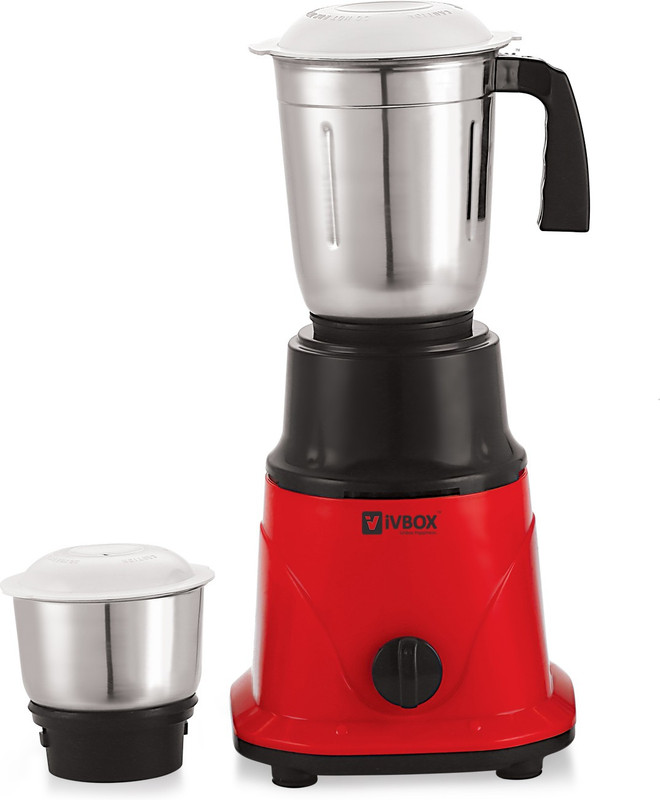 iVBOX NANO-Power 550-Watt Mixer Grinder With 2 Steel Jar 550 Mixer Grinder(Red, Black, 2 Jars) iVBOX NANO-Power 550-Watt Mixer Grinder With 2 Steel Jar 550 Mixer Grinder(Red, Black, 2 Jars)