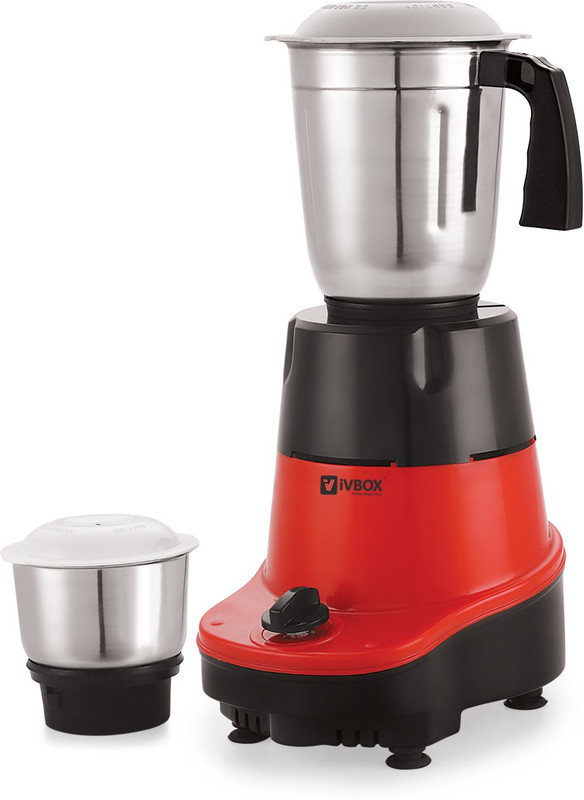 iVBOX NANO-Power NANO-Speed 550-Watt Mixer Grinder With 2 Steel Jar 550 Mixer Grinder(Red, Black, 2 Jars) iVBOX NANO-Power NANO-Speed 550-Watt Mixer Grinder With 2 Steel Jar 550 Mixer Grinder(Red, Black, 2 Jars)