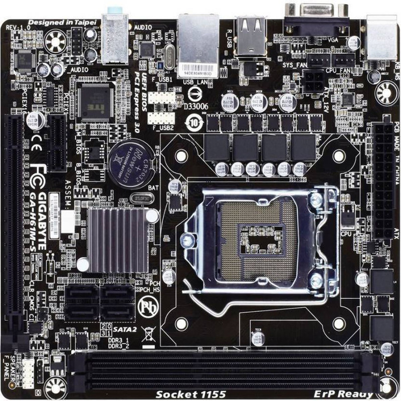 Gigabyte GA-H61M-S Motherboard