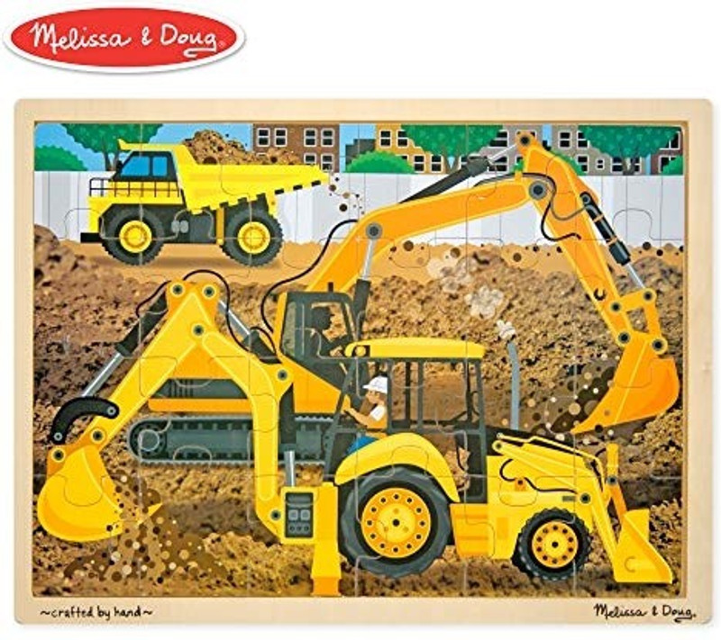 Melissa and doug construction vehicles clearance