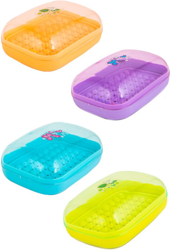 crew4 SOAP CASE WITH LID MULTI(Orange, Purple, Blue, Yellow)