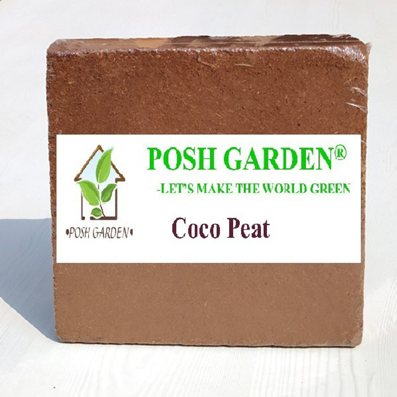 posh garden Cocopeat Block 5 Kg Soil Manure(5 kg Cake)
