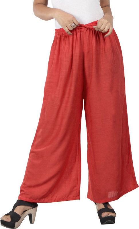 rizanas apperals Flared Women Orange Trousers