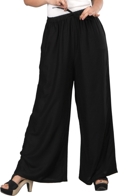rizanas apperals Regular Fit Women Black Trousers