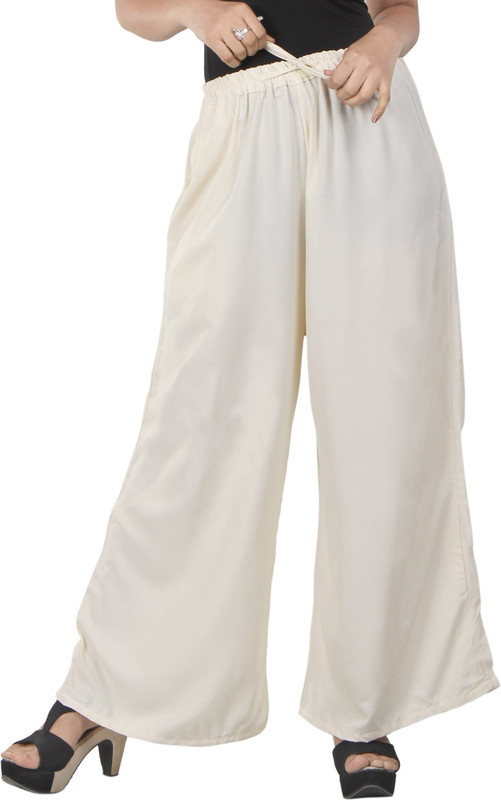 rizanas apperals Flared Women Beige Trousers