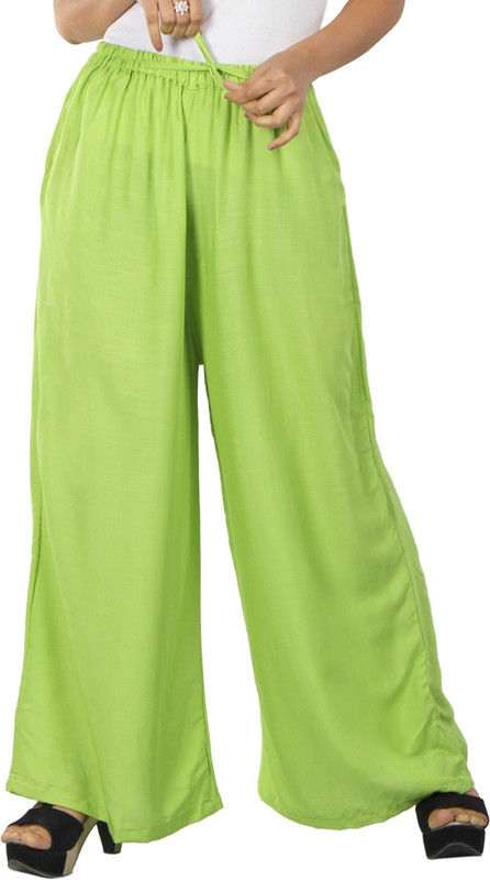 rizanas apperals Flared Women Green Trousers