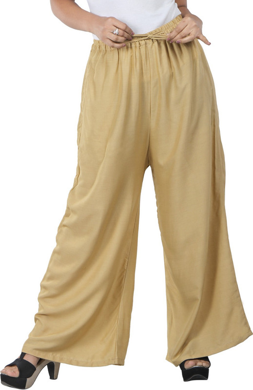 rizanas apperals Flared Women Brown Trousers