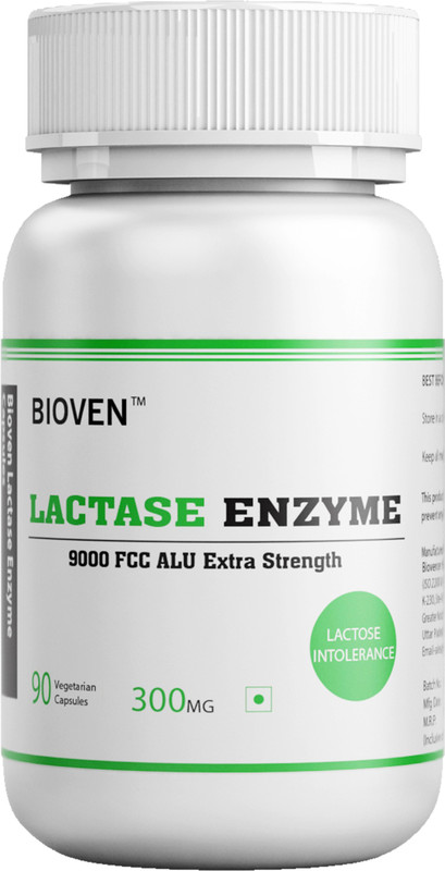 Bioven Lactase Enzyme (90 Capsules)(300 mg)