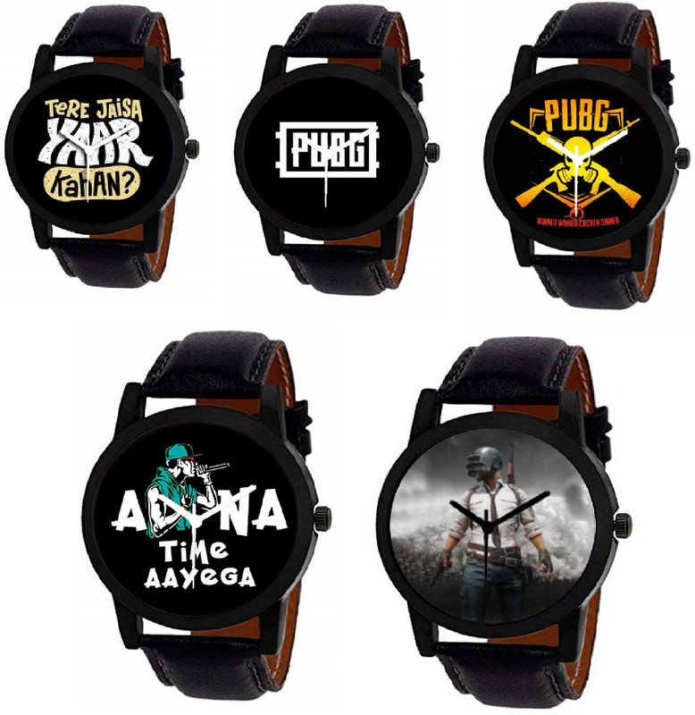 stuffy club 3 pub g, apna time aayega, tere jaise yaar kaha Analog Watch  - For Boys & Girls