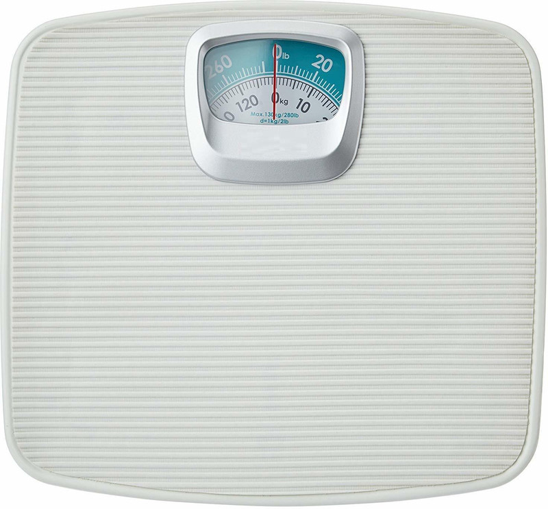 Rorian Analog Weight Machine With 130 Kg Capacity, Mechanical Analog(White) Weighing Scale(White)