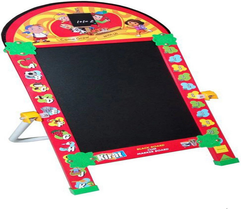 kdsn Black & White Chalk Board/ Double Sided Kirat Board Game Board Game
