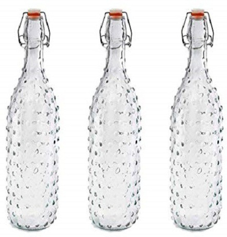 somenew Refrigerator,Hobn 1000 ml Bottle(Pack of 3, Clear)