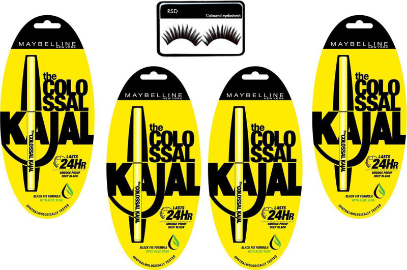 rsd colo kajal and eye lashesh(5 Items in the set)