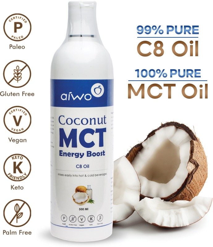 Aiwo Coconut - MCT Oil - C8 - 500ml Coconut Oil Can(500 ml)