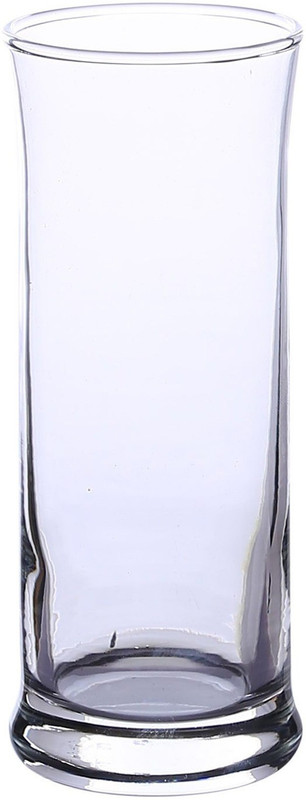 somenew Glass 290 ML Tall Glasses - Set of 6 Glass Set(Glass, 290 ml, Clear, Pack of 6)