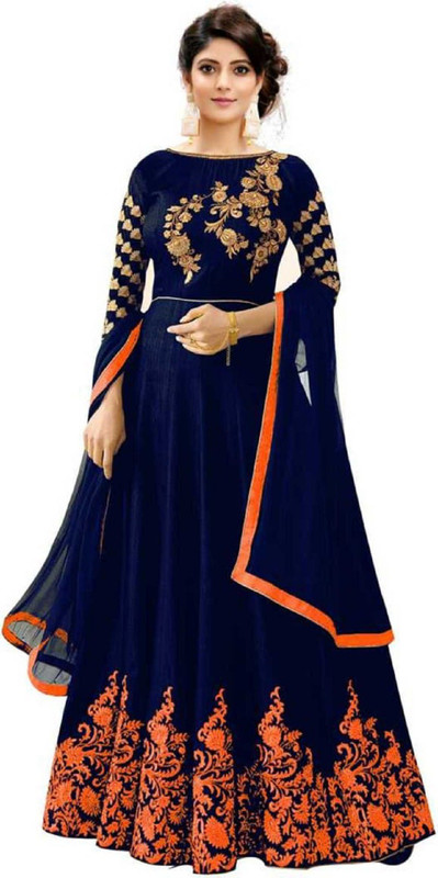 jecpina Anarkali Gown(Blue)