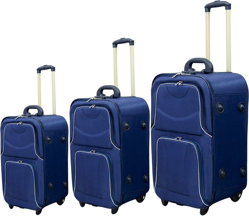 Mofaro Check-in Suitcase, Cabin Suitcase, Suitcase Combo(Blue)