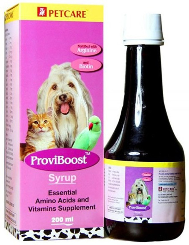 Pet Care Proviboost Syrup Supplement that maintains all important body functions For Dog 200 ml Pet Health Supplements(200 ml)