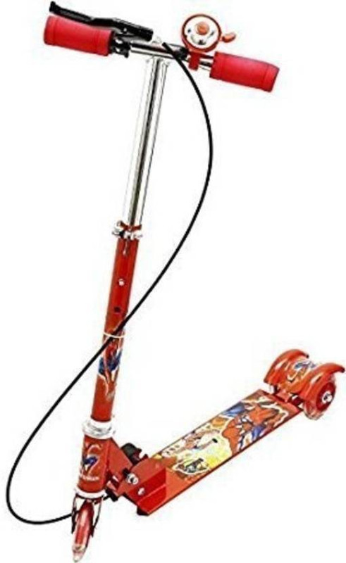 krisha SPORTS SCOOTER WITH BREAK AND ALERT BELL SCOOTER Scooter(Blue)