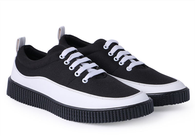 pery pao Canvas Shoes For Men(White, Blue)