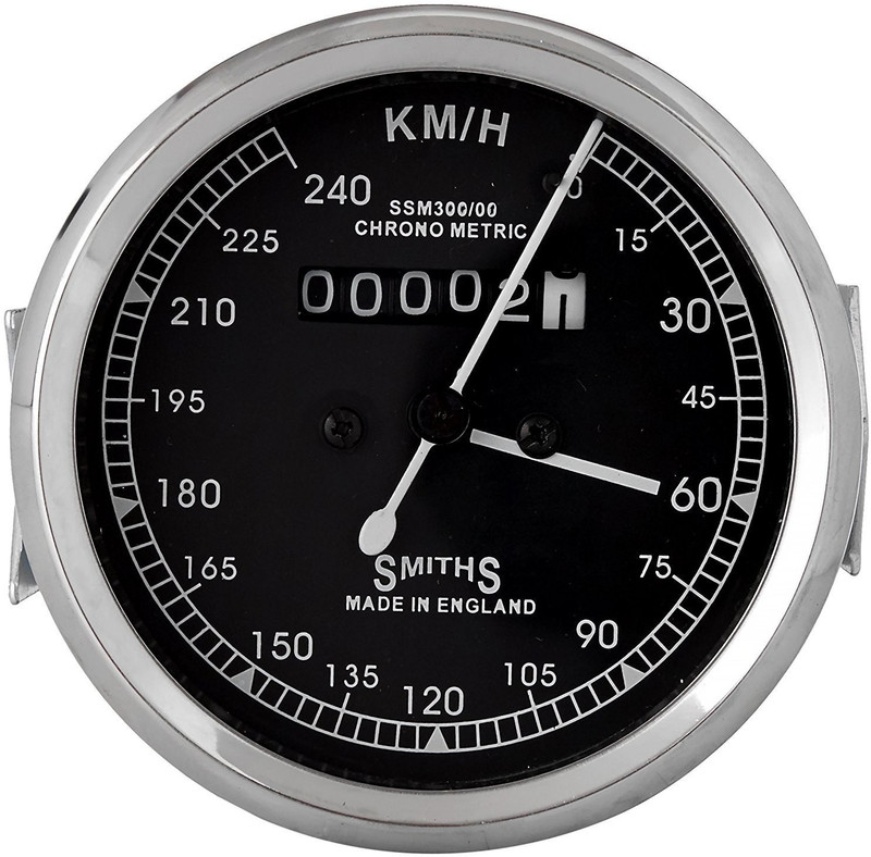 BikenWear Speedometer & Ammeter Analog Speedometer(Royal Enfield RD 350)