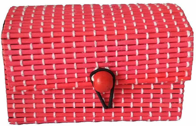 janmejay emporium Jewellery Chest Makeup, Jewellery Vanity Box(Red)