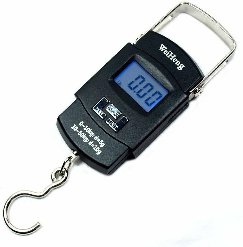 skyhaven Electronic Weighing Scale - Portable Digital WH - A08 Weighing Scale - Handheld Weighing Scale Weighing Scale(Black)
