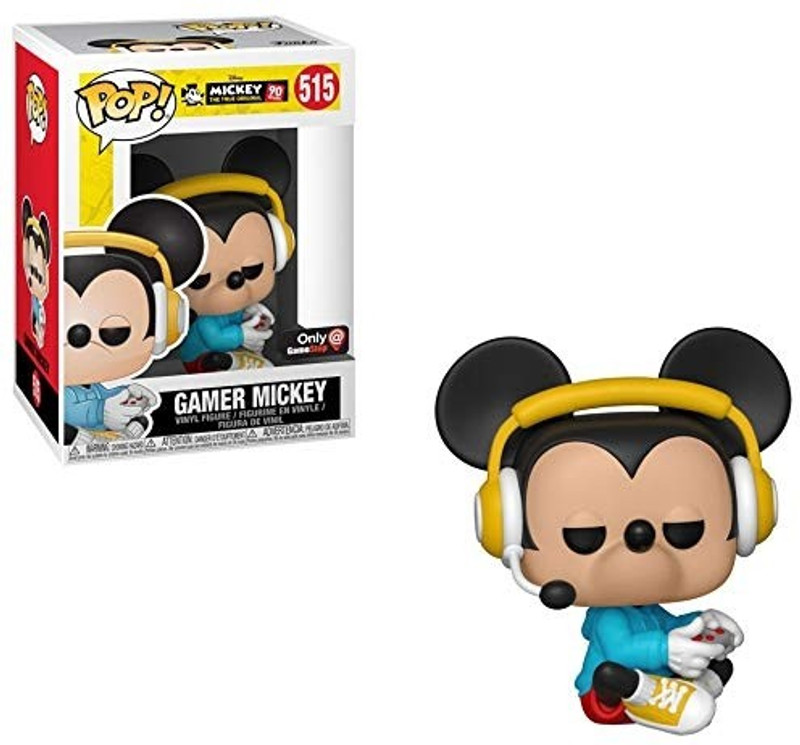 Funko Pop Disney Mickeys 90Th Gamer Mickey Sitting(Multicolor)
