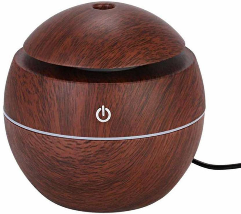 qikksecommerce Wooden Aroma Diffuser Humidifier, Air Oil Diffuser Air Purifier Room Air Purifier(Brown)