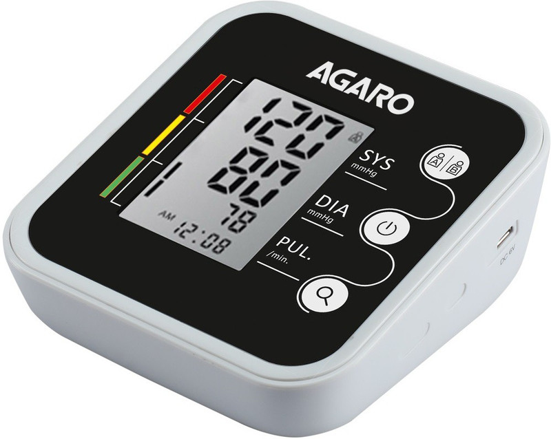 Agaro Automatic Digital Blood Pressure Monitor (Includes Carry Bag & Batteries)/ bp-501 Bp Monitor