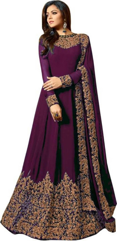 jecpina Anarkali Gown(Pink)