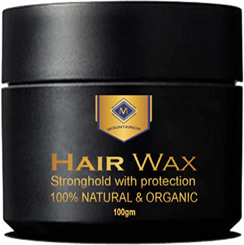 mountainor Strong Hair Wax 100gm For Hair Fall Protection And Styling ,Hair Wax For Men With anti dandruff Natural Essential Oils & Refreshing Smell Wax(100 g)