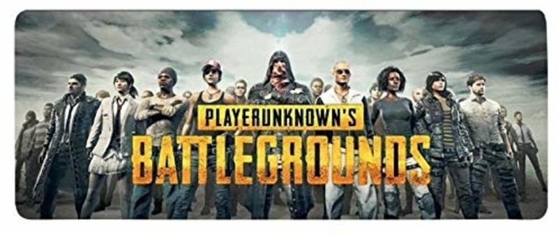spincart Pubg Gaming Mouse Pad with Non-Slip Base, Extended XXL Size Mousepad Mousepad(Black)