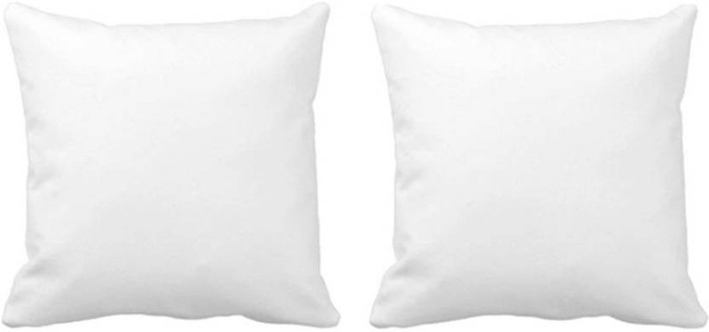 venton Microfibre Plain Chair Cushion Pack of 2(White)
