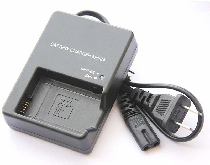 DARAHS MH-24 Quick Charger for NKN EN-EL14 Camera Battery Charger(Black)