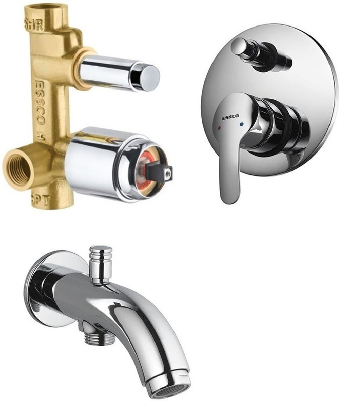 Buy ESSCO JAQUAR Group Diverter Set with Concealed, Spout (with Button for Hand Shower) and