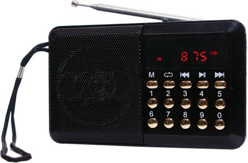 CRETO OD-SM305 Fm Radio/USB/SD Card Player Support FM Radio(Black)