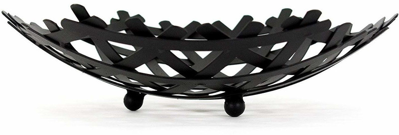 pinkparifashion Bronze Fruit & Vegetable Basket(Black)